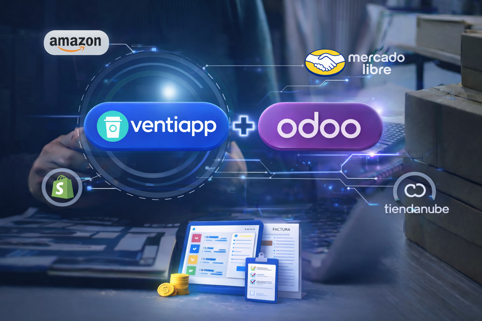 Ventiapp + Odoo